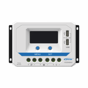 Controlador Solar de Carga PWM 12/24/36/48 V 30 A, Salida USB, con Display