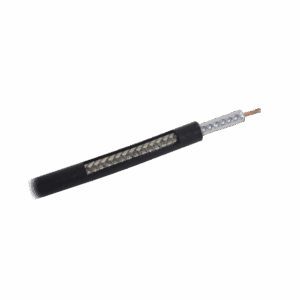 Carrete de 305m, Cable Coaxial RG-58 LMR-195, Baja Pérdida de 50 Ohms, Conductor de Cobre Sólido