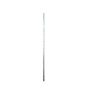 Poste de esquina fabricado en tubo galvanizado con 5 perfora...