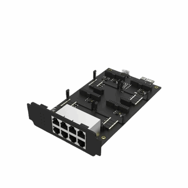Modulo de expansión de 8 puertos RJ11 y 4 interfaces para conmutador Yeastar (P560,P570)