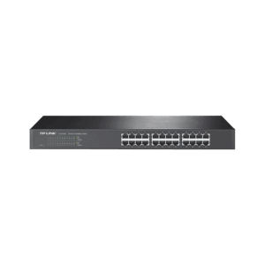 Switch no administrable de 24 puertos 10/100 Mbps para montaje en rack