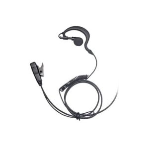 Micrófono de Solapa con Audífono Ajustable al oído Para Radios TE320 / TE390 / HYT TC610P/TC780