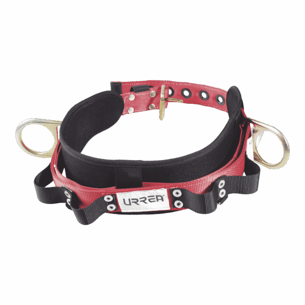 Cinturón para liniero, talla 40, con bandas para porta herramientas y dos anillos tipo D.