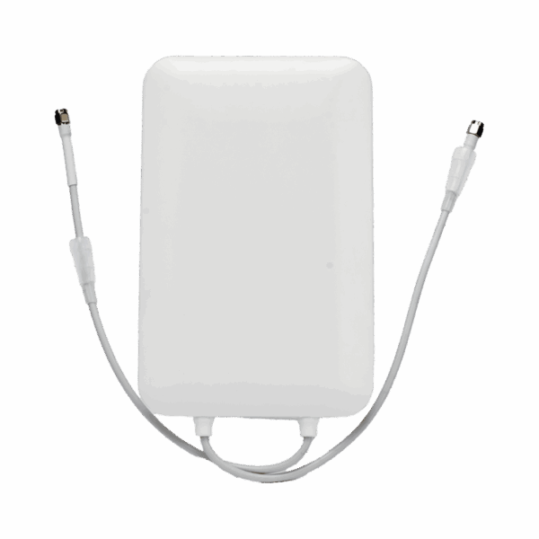 Antena Sectorial Wi-Fi de 90° para Exterior con Montaje / 2.4 y 5 GHz / Ganancia 15 dBi / Conectores RPSMA / Ideal para APs Conectorizados Unifi, Altai, TP-Link y Grandstream.
