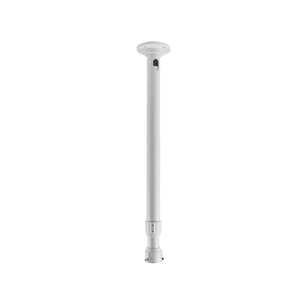Montaje de techo telescópico tipo tubo para PTZ Hikvision, largo 60 cm - 120 cm