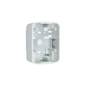 Caja de Montaje en Pared para Bocina y Bocina con Lampara Estroboscopica, Color Blanco