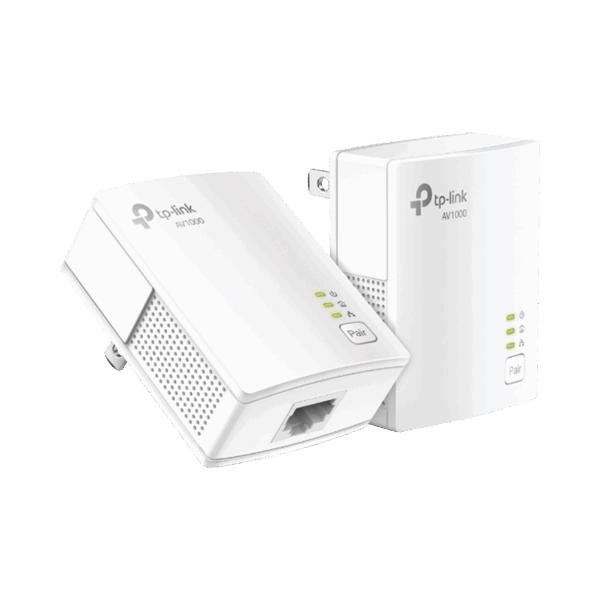 Kit Adaptador Powerline Gigabit Ethernet/ Tecnologia HomePlug AV2 / Puertos 1000Mbps / Plug and Play / hasta 300 M dentro de casa / 1 Puerto 10/100/1000 Mbps / Tamaño ultra compacto