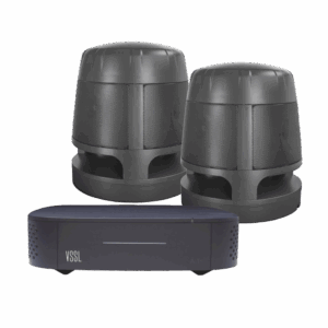 KIT Amplificador VSSL A1X | 2 Bocinas Acoustiscape TruAudio ...
