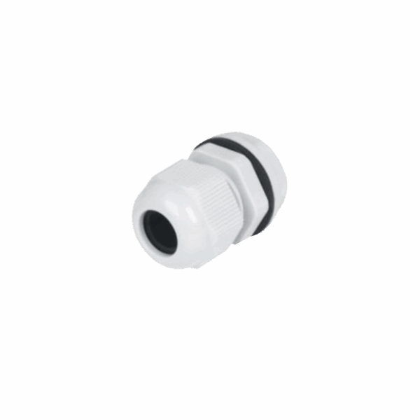 Conector Plástico Tipo Glándula para Cable de 12 a 15 mm de Diámetro.