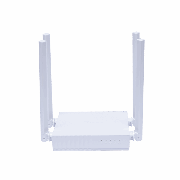 Router Inalámbrico doble banda AC, 2.4 GHz y 5 GHz Hasta 733 Mbps, 4 antenas externas omnidireccional, 4 Puertos LAN 10/100 Mbps, 1 Puerto WAN 10/100 Mbps