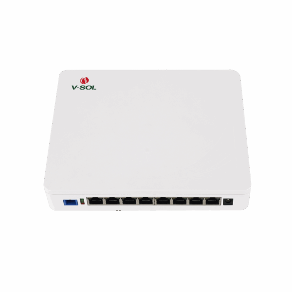 ONU Dual EPON/GPON / 8 Puertos PoE 802.3at Gigabit / Wi-Fi Doble banda 2.4 y 5 GHz /  1 Puerto SC/UPC