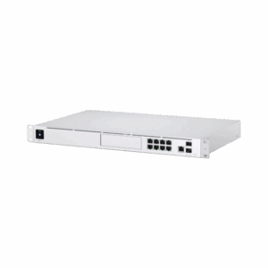 UniFi OS Console: Dream Machine Pro, con 1 puerto WAN Gigabit RJ45, 1 puerto WAN 10G SFP+ / 8 puertos LAN Gigabit RJ-45, y una bahía de HDD 3.5″ (No incluye HDD), Integra todas las aplicaciones UniFi