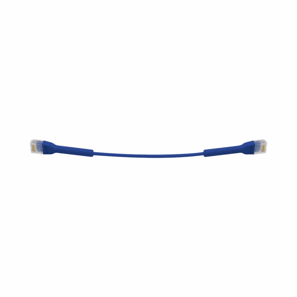 UniFi Ethernet Patch Cable Cat6 de 22 cm, color azul