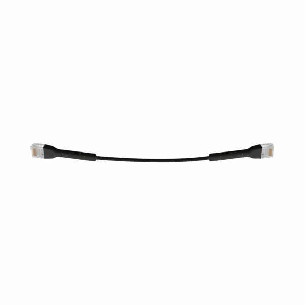 UniFi Ethernet Patch Cable Cat6 de 22 cm, color negro