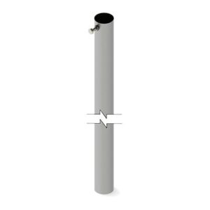 Mástil de 3 metros, 1-1/4″ Diam. (Requiere accesorios de Instalación).