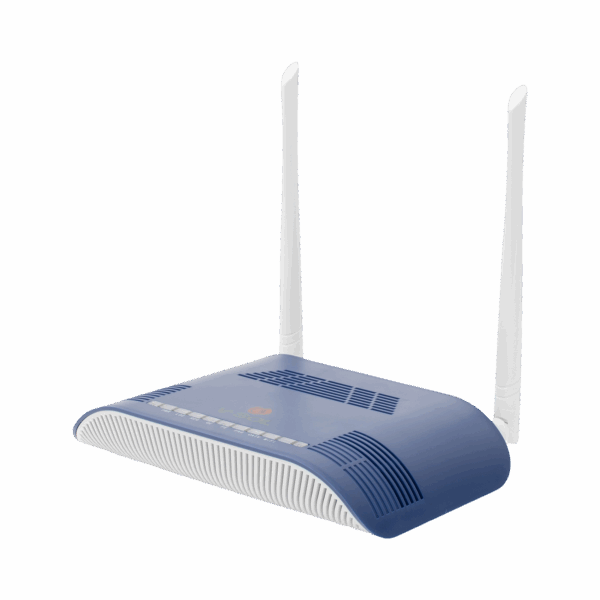 ONU Dual GPON/EPON con Wi-Fi en 2.4 GHz + 1 puerto SC/APC + 1 puerto LAN Gigabit + 1 puerto LAN Fast Ethernet + 1 puerto FXS + 1 puerto CATV, hasta 300 Mbps vía inalámbrico