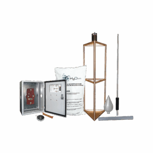 Kit de Pararrayo con Punta con Diámetro de Protección de 300...