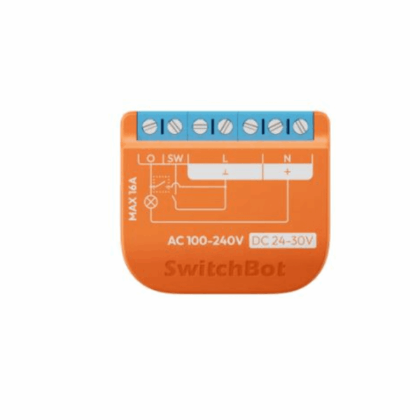 Switch Relevador Inteligente conectividad inalambrica Wifi y BLE / Medición de Consumo / Control de Encendido Apagado / Compatible con asistentes de voz / Dimensiones 42x36x16 mm