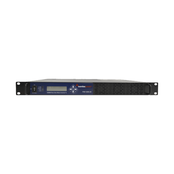 Inversor de corriente Onda Pura Montaje en rack 1U 1200W, 24 Vcc- 120 VCA, 50/60 Hz