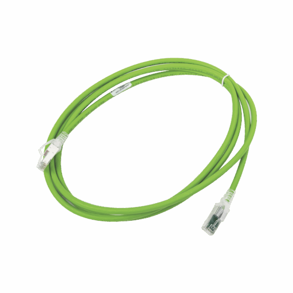 Patch Cord Z-MAX Cat6A S/FTP, CM/LS0H, 7ft, Color Verde, Versión Bulk (Sin Empaque Individual)