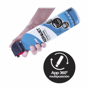 Removedor de polvo y residuos (aire comprimido) con aplicación 360º para limpieza de equipos electrónicos, válvula anti-estallamiento, 660 ml
