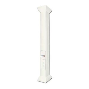 Pole Blanco de 3m para instalaciones eléctricas, voz y datos...