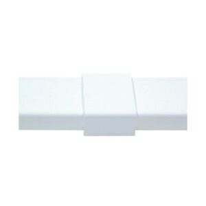 Pieza de unión color blanco de PVC auto extinguible, para ca...