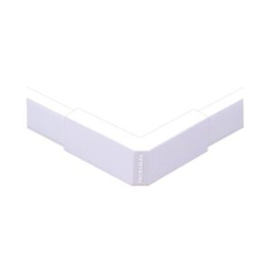 Esquinero exterior color blanco de PVC auto extinguible  par...