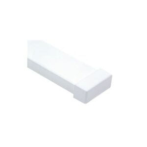 Tapa final blanca de PVC auto extinguible,  para canaleta PT...