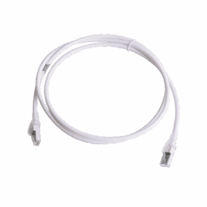 Patch Cord Z-MAX Cat6A S/FTP, CM/LS0H, 5ft, Color Blanco, Ve...