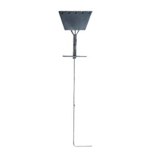 Ancla tipo Paleta con Redondo 3/4″, placa de 1/2″, 195 cm de Largo, Galvanizado por Inmersión en Caliente.