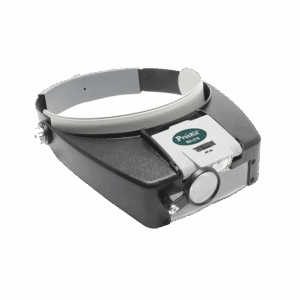 Lampara LED en correa frontal con lentes de aumento 1.8X, 2....
