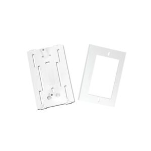 Soporte y tapa universal color blanco de PVC auto extinguibl...