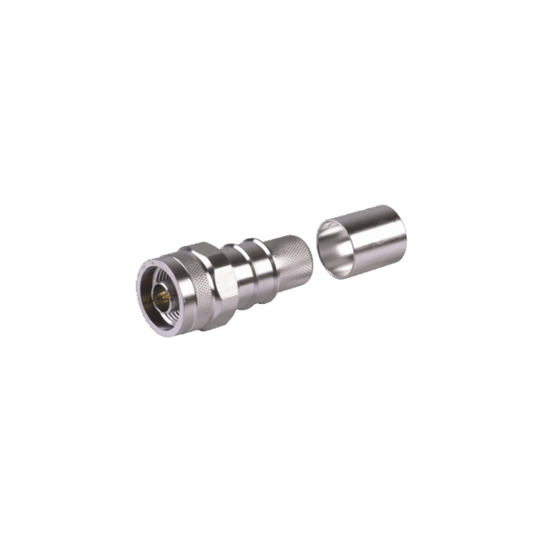 Conector N Macho Plegable con Pin Cautivo para cable LMR600