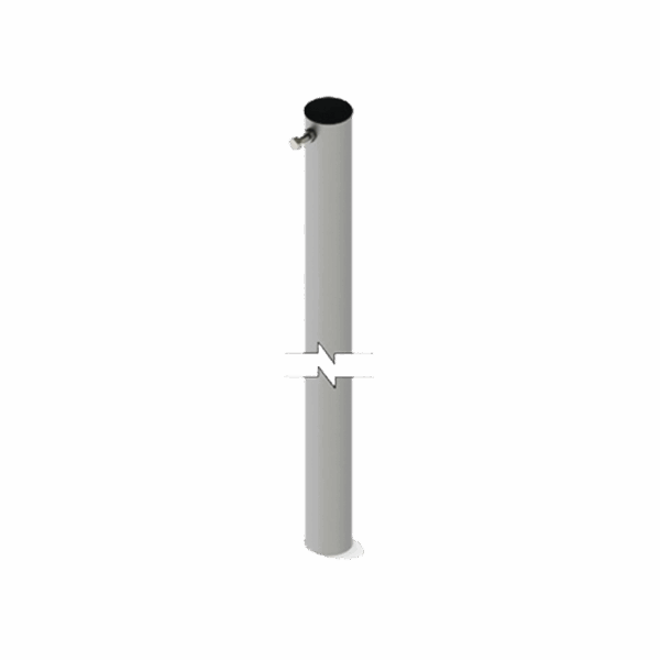 Mástil Ligero Telescópico, 3 metros altura, 2" de Diámetro (Sección No.1)