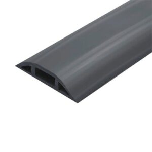 Canaleta flexible negra de PVC auto extinguible, para instal...