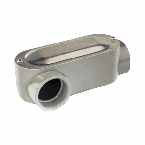 Caja oval roscada tipo OLR de 2″ (50.8 mm) Incluye tap...