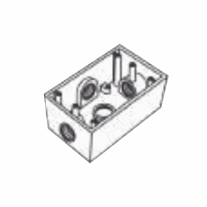 Caja Condulet FS de 1″ (25.4 mm) con cuatro bocas a pr...