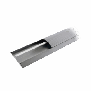 Ducto de media caña de aluminio, tramo de 2.5m de largo (880...
