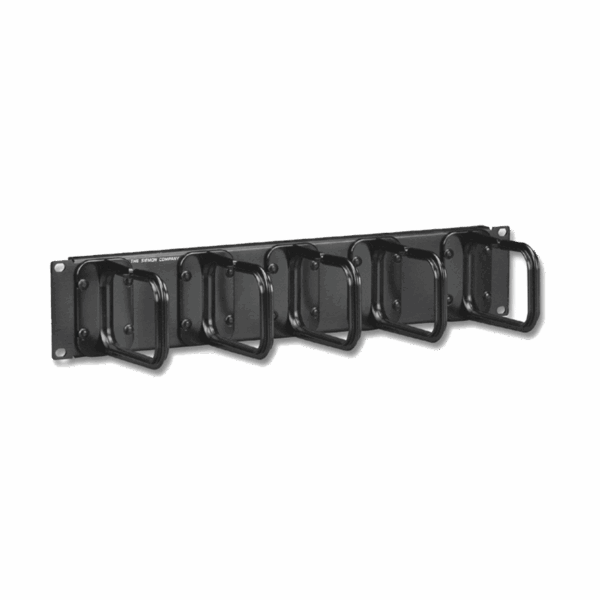 Organizador de cable, para montaje aéreo, con 5 soportes, 2UR