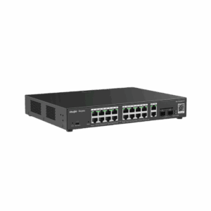 Switch L2 Administrable PoE con 16 puertos Gigabit PoE 802.3...