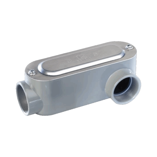 Caja Oval Roscada tipo LL de 2" (50.8 mm) / Incluye tapa y tornillos.