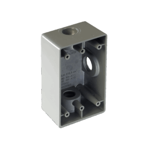 Caja Condulet FS de 3/4″ ( 19.05 mm) con tres bocas a ...