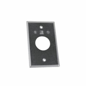 Tapa rectangular aluminio para contacto  de 40.3 mm, tipo RR...