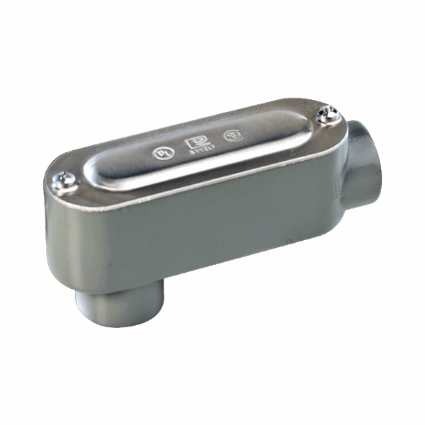 Caja Condulet tipo LB de 3/4" (19.05 mm) Incluye tapa y tornillos.