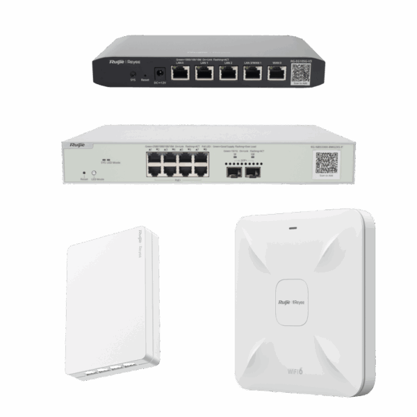 Equipos Ruijie DEMO Ideal para Probar Integraciones de Redes Business y Enterprise con WiFi 6