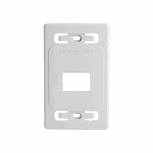 Placa de pared modular MAX, de 2 salidas, color blanco, vers...
