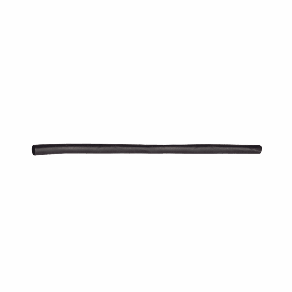 Tubo Termoencogible (Termofit) Negro de 1.2 m, 1/16" de Diámetro, Reduce de 2:1, Poliolefina.