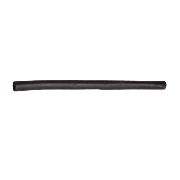 Tubo Termoencogible (Termofit) Negro de 1.2 m, 1/2" de Diámetro, Reduce de 2:1, Poliolefina.