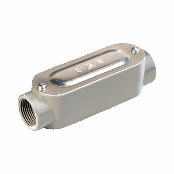 Caja Condulet tipo C de 3/4" (19.05 mm) Incluye tapa y tornillos.